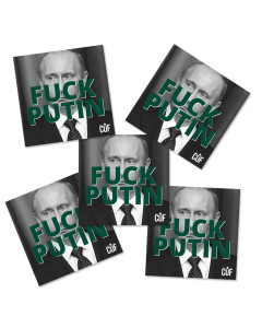 Stickers Fuck Putin, 3-pack