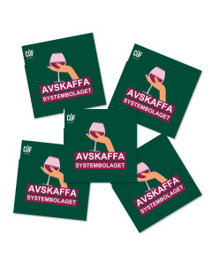 Stickers Avsk Systembolaget, 3-pack
